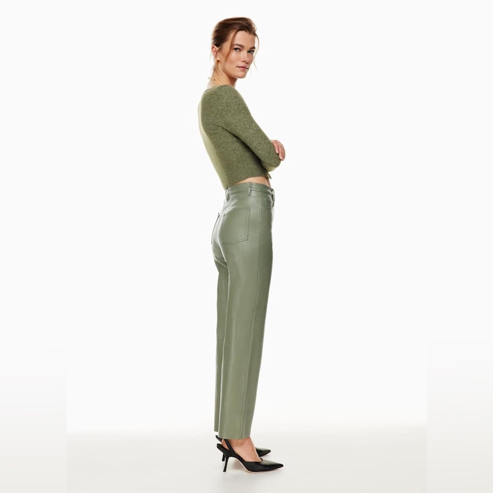 Aritzia Wilfred Melina Pants in Bitter Sage Green - Picture 3 of 3